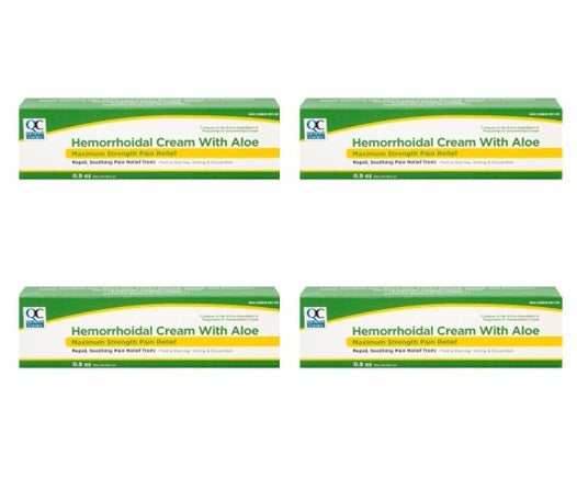 4 X Hemorrhoid Ointment 0.9 oz (Compare to PREPARATION H) Total 4 Tubes